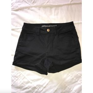 Black American Eagle Jean Shorts